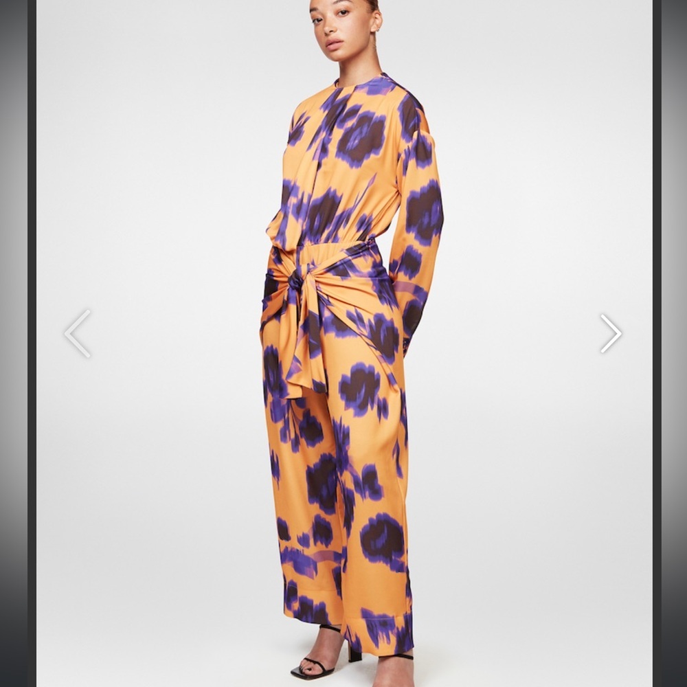 Saturn printed Jumpsuit Fashion Designer